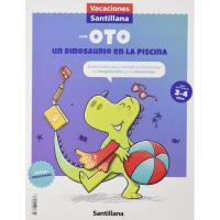 Vacaciones con Oto: Un dinosaurio en la piscina, Ed. infantil 1, Edad: 3-4 años