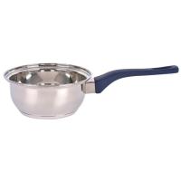 Batería de cocina de acero inoxidable Oslo, apto para todo tipo de cocinas IDEAL CASA, 3 piezas y 2 tapas