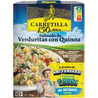Salteado de verduras con quinoa CARRETILLA, bandeja 250 g