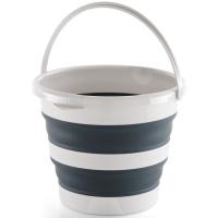 Cubo plegable con asa,capacidad 12 litros MERY, abierto: 32x 6,5x36 cm
