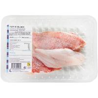 Filete de gallineta punto sal c/ piel EROSKI, bandeja aprox. 350 g