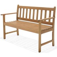 Banco de madera de eucaliptus FSC KINGSBURY, 118x80x52 cm 