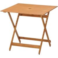 Mesa plegable, madera de acacia FSC SYNERGY, 80x80x75 cm 