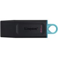 Pendrive Exodia negro USB 3.2 de 64 GB KINGSTON