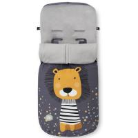 Saco universal estampado león gris para silla de paseo, impermeable INTERBABY