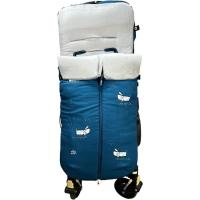 Saco universal estampado perritos azul para silla de paseo, impermeable INTERBABY