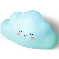Lámpara quitamiedos nube azul, luz led, pilas incluidas INTERBABY