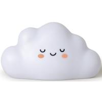 Lámpara quitamiedos nube blanca, luz led, pilas incluidas INTERBABY