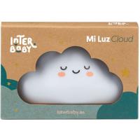 Lámpara quitamiedos nube blanca, luz led, pilas incluidas INTERBABY