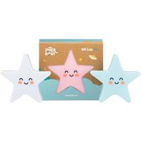 Lámpara quitamiedos estrella azul, luz led, pilas incluidas INTERBABY