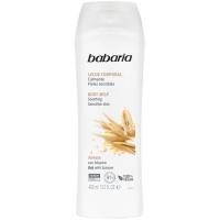 Loción corporal avena BABARIA, bote 400ml