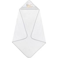 Capa de baño 100x100cm  con capucha, 100% algodón tacto suave,absorbente INTERBABY