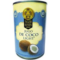 Leche de coco baja en grasa TIGER KHAN, lata 400 ml