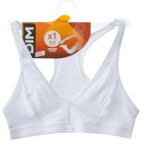 Top deportivo infantil microfibra, blanco DIM, talla 12