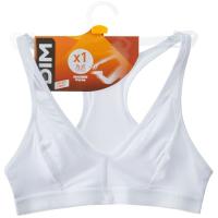 Top deportivo infantil microfibra, blanco DIM, talla 14