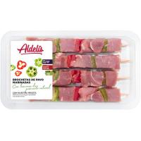 Brocheta de pavo marinada ADELIS, bandeja 310 g