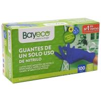 Guante de nitrilo Talla L BAYECO, caja 10 uds