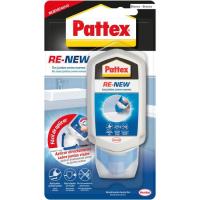 PATTEX Re-new junturetarako silikona zuria, tutua 80 ml