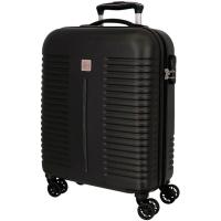 Trolley cabina India negro ABS, 4 ruedas cierre combinación ROLL ROAD, 40x55x20 cm