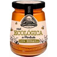 Miel ecológica de montaña GRANJA SAN FRANCISCO, frasco 250 g