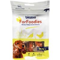 BIOZOO txakurrentzako oilasko stickak, poltsa 100 g