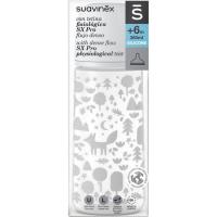 Biberón tetina fisiológica silicona L 360 ml SUAVINEX, pack 1 ud
