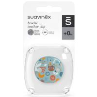 Broche pinza ovalado SUAVINEX, pack 1 ud