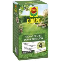 Abono de césped de larga duración COMPO, caja 3 kg.