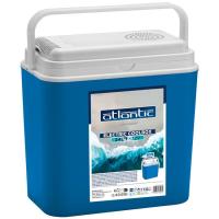 Nevera portátil électrica, azul, con tapa, 12V, 24 L ATLANTIC, 40x39x24 cm