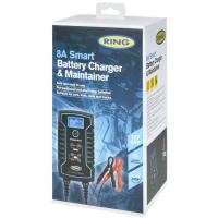 Cargador de baterías inteligente, 24V 8 amperios RING, 1 ud
