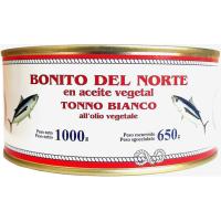Bonito del norte trozos en aceite girasol COSTA VASCA, lata 1 kg