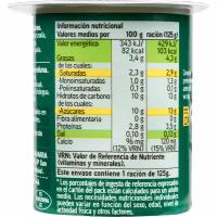 Yogur sabor plátano País Vasco EROSKI, pack 4x125 g