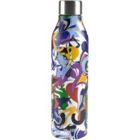 Botella termo de acero inoxidable 18/10, modelo Swirl multicolor IBILI, 500 ml