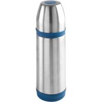 Botella termo de acero inoxidable 18/10, modelo Office  acero y azul IBILI, 300 ml