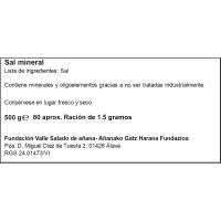 Sal fina SAL DE AÑANA, paquete 500 g