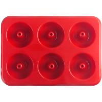 Molde de donuts, 6 huecos, silicona, temperaturas entre -60º y +230º IBILI, 1 ud