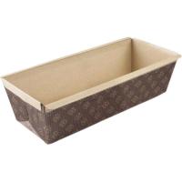 Molde desechable para cake rectangular, 25x10 cm IBILI, pack 4 uds