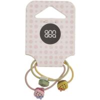 Goma para el pelo mini motivo infantil ANNABA, pack 3 uds