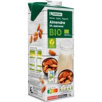 Bebida de almendra EROSKI BIO, brik 1 litro