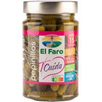 Pepinillos pequeños EL FARO, frasco 190 g