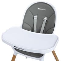 Trona evolutiva 2 en 1 Avista madera y gris BEBE CONFORT Silla Trona evolutiva apta desde los 6 meses hasta los 6 años, soporta hasta 30 kg. Se adapta al tamaño de tu hijo, ofrece diferentes configuraciones que van desde una trona hasta una silla para niños pequeños. Tiene un asiento acolchado, bandeja extraible y un arnés de 5 puntos. EN 14988:2017+A1:2020 (silla alta) D60-300: 2019 (silla pequeña)
