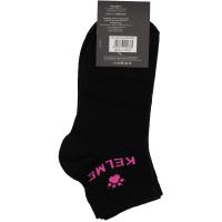 Calcetín mujer deporte tobillero, negro, talla única 36/41 KELME, 3 pares