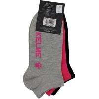 Calcetín mujer deporte invisible, color surtido, talla única 36/41 KELME, 3 pares