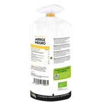 Tortita de arroz negro-cúrcuma bio SOLNATURAL, paquete 100 g