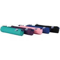Estuche redondo 1 cremallera, 5 modelos surtidos OXFORD, 1 ud
