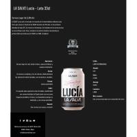 Cerveza LA SALVE LUCÍA, lata 33 cl