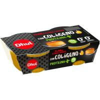 Flan con colágeno y proteína DHUL, pack 2x110 g