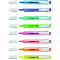 Estuche con marcador fluorescente 8 colores Swing Cool STABILO, pack 8 uds