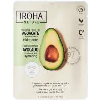 Mascarilla de tejido hidratante aguacate IROHA, pack 1 ud