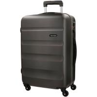 Trolley grande flex antracita ABS 4ruedas cierre combinación ROLL ROAD, 45x70x27cm